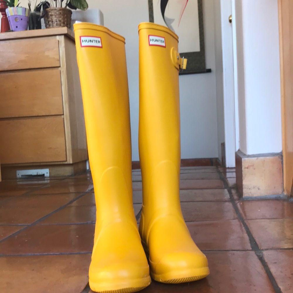 Hunter rain boots